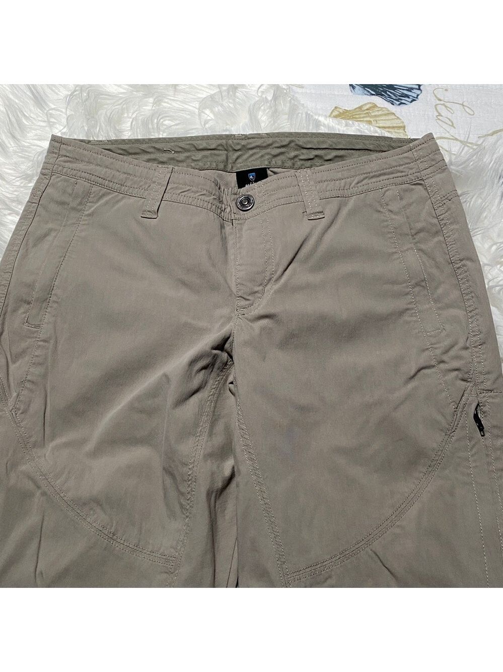 KUHL Women’s size 6 Short Spire Khaki Roll Up Hiking Pants